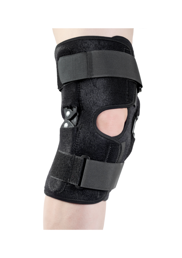 NEOPRENE KNEE BRACE WITH HINGED STAYS